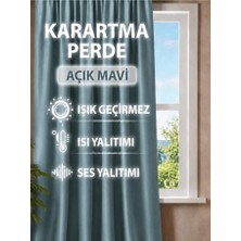 Yuka Ekru Blackout Işık Geçirmez Karartma Fon Perde Pilesiz Tek Kanat Karartma Güneşlik Her Odaya Uygun