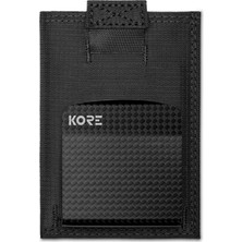 Kore Ince Taktikal Cüzdan + Carbon Fiber Para Klipsi