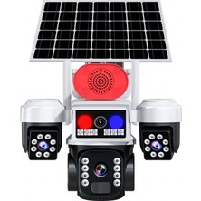 Avenir 3 Kameralı 3ptz Sim Kartlı Güneş Panelli Solar 6mp Ptz Kamera AV-S464W