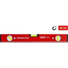 Rox 0347 Mıknatıslı Alüminyum Su Terazisi 40 cm