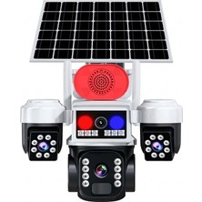 Avenir 3 Kameralı Sim Kartlı Güneş Panelli Solar 6mp Ptz Kamera AV-S463W