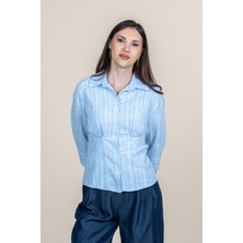 MissVina Fakir Kol Belden Oturan Spor Gömlek 70067