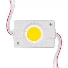 12 Volt 2.4 Watt Beyaz Cob LED Modül - 40X22 mm
