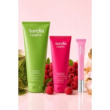 Aurelia Genève The Moodboost Essentials Set - Temizleme Jeli, Peeling & Nemlendirici Etkili Lip Balm Seti