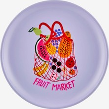 Gift Company Beyaz Mango Ağacı Fruit Market Dekoratif Tabak 15X2X15 cm