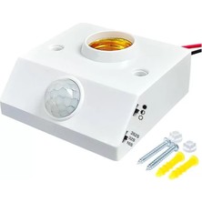 Ledx DY-102 Abs 360 Pır Hareket Sensörlü E27 Duy Aparatı