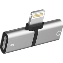 Powermaster PM-18316 Iphone Lightning Şarj Kulaklık Çevirici Adaptör Jack
