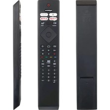 Philips Ph-V4 Netflix-Rakuten Tv-Prime Video Tuşlu Ses Komutsuz LCD LED Tv Kumanda