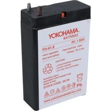 Yokohama Yh-41.8 4 Volt - 1.8 Amper Akü (50X76X22 Mm)
