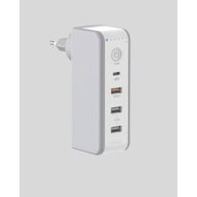 Hızlı Şarj Destekli Zaman Ayarlı USB Şarj Adaptörü