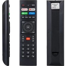 Telenova Netflıx - Youtube - Spotify - Prime Video Tuşlu Ses Komutsuz LCD LED Tv Kumanda