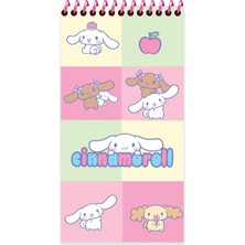 Keskin Color Cinnamoroll 10X19 Spiralli Karton Kapak Çizgili Defter - Karışık Renkler