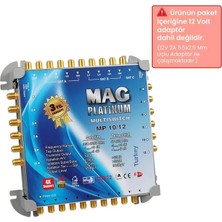 10*12 Sonlu/kaskatlı Swıtchlı Uydu Santrali Mag Platınum