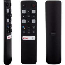 Tcl Rc 802V Fmr1 50'' - 55'' Android Tv Netflix Tuşlu Sesli Kontrol Akıllı LCD LED Tv Kumanda