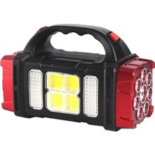 Powermaster HB-1678 Solarlı USB Çıkışlı Şarjlı 38 Watt Kamp Feneri