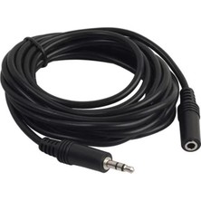 3.5 mm Stereo Erkek/dişi 5 Metre Uzatma Kablo