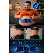Xolo Abdominal Şarjlı Tens Ems Göbek Bandı Karın Pedi Masaj Cihazı 8 Program 19 Seviye Kas Uyarım Cihazı