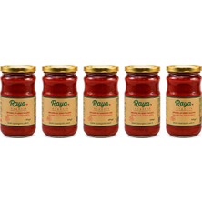 Raya Organik Organik Acı Biber Salçası 5'li Paket (610 G x 5)