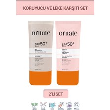 Ornate 2'li SPF50+ Güneş Koruyucu Cilt Bakım Seti