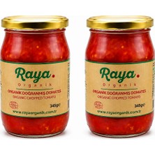 Raya Organik Organik Doğranmış Domates 2'li Paket (345 G x 2)