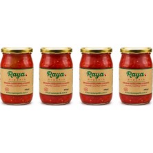 Raya Organik Organik Doğranmış Domates 4'lü Paket (345 G x 4)