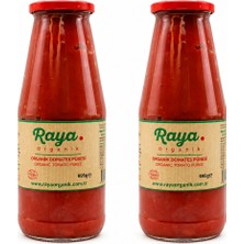 Raya Organik Organik Domates Püresi 2'li Paket (695 gr * 2)