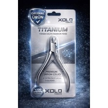 Xolo Titanium Manikür Pensi 5mm Ultra Ince Uç Profesyonel Et Tırnak Kütikül Pensi Pens
