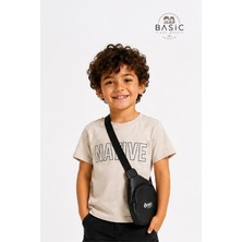 Erkek Çocuk 3'lü Şort-Tişört-Çanta Takım