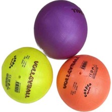 Jook Plaj Futbol Voleybol Topu Kalın Plastik Top - 3 Adet