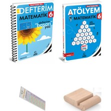 Arı Yayıncılık 6.sınıf Matematik Defterim- Matematik Atölyem 2027 Maarif Model +Telefon Tutucu +Çözüm Ayracı