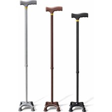 Hace Bazaar Metal 4 Ayaklı Ayarlanabilir Destek Bastonu - T Saplı ALK5488