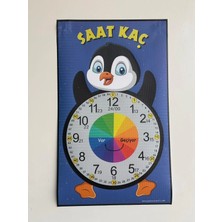 Eğlenceli Sınıf Saat Afişi