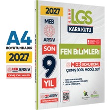Karakutu Yayınları 2027 LGS 8.Sınıf FEN BİLİMLERİ Karakutu MEB Çıkmış Soru Modülü Video/PDF Çözüm Konu Konu Son 9 Yıl