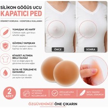 Lumizo %100 Silikon Göğüs Ucu Kapatıcı - Rahat ve Gizli Kullanım, 2 Adet