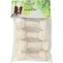Glblseme Gardenmıx Beyaz Düğümlü Derı Kemık 5-5,5” – 4'lü
