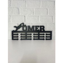14 Design Kişiye Özel Kaleci Erkek Figür Madalya Askısı - 10 mm Kalınlıkta Mdf – Sporcu Askılığı