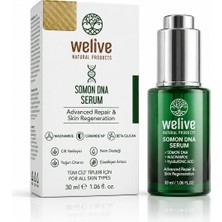 Welive Somon Dna Serum Niacinamide, Ceramide Np ve Beta-Glucan Içeren Cilt Bakım Serumu 30 ml