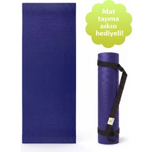 Yogatime Pro Mat (Profesyonel Yoga Matı) – 4mm Lacivert - Stüdyo Kalitesinde Uzun Ömürlü Egzersiz Matı