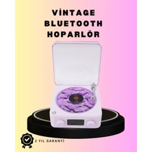 Ceylan Adam Mey Ithalat® Bluetooth Retro Pikap Hoparlör – Projektörlü Gece Lambası