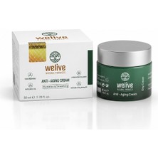 Welive Anti-Aging Cream Kolajen, Niacinamide, Hyaluronik Asit ve Avokado Yağı Içeren Yüz Bakım Kremi 50 ml