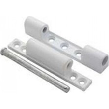 Hace Bazaar Düz Metal Beyaz Metal 75MM Pvc Pencere Menteşe (4887)