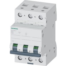 Siemens 5SL4363-7 - 63A 3 Kutup 10KA C Tipi Otomatik Sigorta