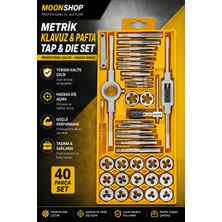Moonshop 40 Parça Premium Kılavuz ve Kalıp Seti Çok Renkli Özellikleriyle Güvenilir Kullanım