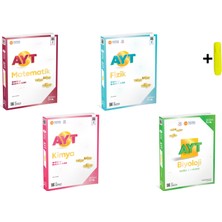Üçdörtbeş Yayınları Ayt Matematik Fizik Kimya Biyoloji 4 Kitap Soru Bankası Seti Yeni