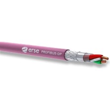 Erse PROFIBUS-DP-1X2X0.64 ,kesit 0.64MM² 2-Damar/tek Telli Blendajlı Profibus Kablo