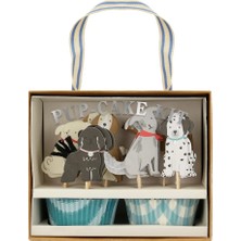 Meri Meri - Puppy Cupcake Kit - Yavru Köpek Cupcake Kit - 24'lü