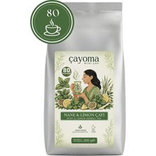 Çayoma Nane Limon Çayı 200 gr - %100 Doğal Bitki Çayı Mint Lemon Tea