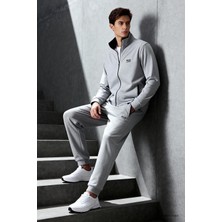 Air Jones Hugo Gri Melanj Jogger Erkek Eşofman Takım - 85198