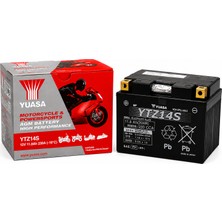 YTZ14S 11.8AH Yuasa Marka Yüksek Performanslı Motosiklet Aküsü