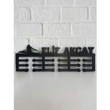 14 Design Kişiye Özel Kürek Kadın Figür Madalya Askısı - 10 mm Kalınlıkta Mdf – Sporcu Askılığı